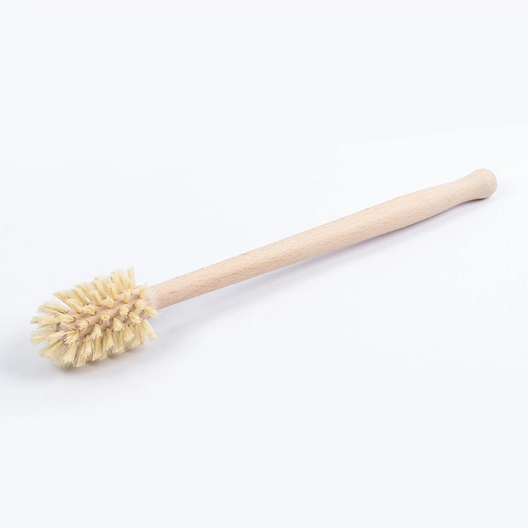 Plastic Free Sisal Fiber Bristles Bamboo Pan Pot Brush Zero Waste Cleaning Scrubber Eco Natural Kitchen Wooden Dish Brush