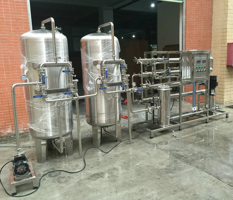 La CE aprobó la norma ISO 2000lph lleno de acero inoxidable RO purificador de agua de Osmosis Inversa equipos de ósmosis inversa.