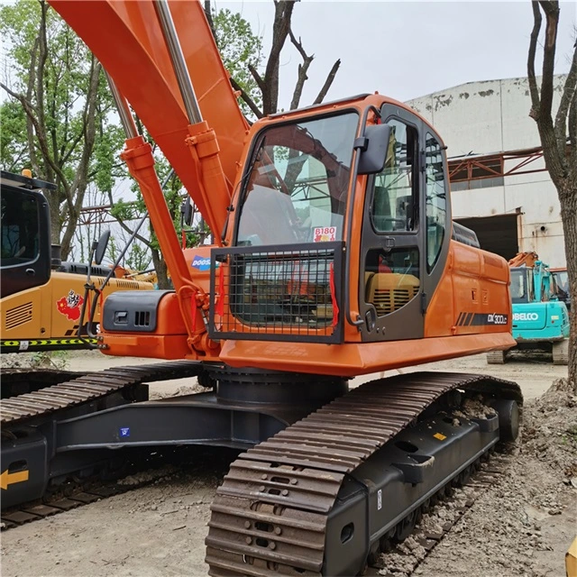 Heavy Duty 30t Excavators Second Hand Construction Machinery Equipment Excavadora Usada Doosan 300 Dx300 Price Used Crawler Excavator