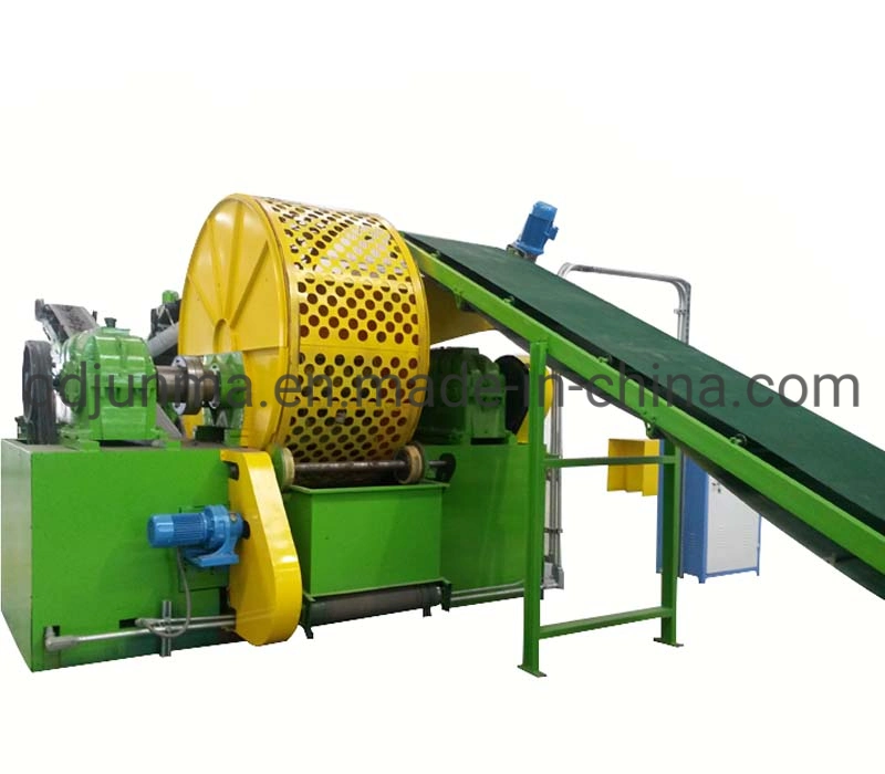 High Popular Full Automatic Tire Recycle Plant / Whole Tyre Production Line with Whole Tire Cutter