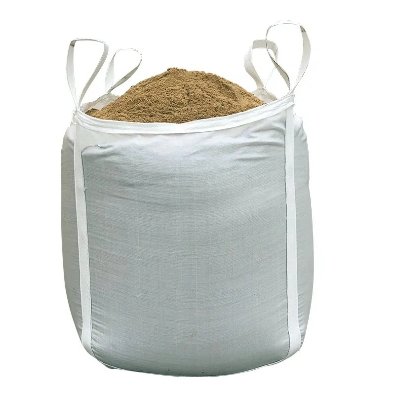 U Panel Jumbo Bag Side Seam Loop Super Sacks FIBC Bags Woven Bulk Bag 98% Virgin Big Bag with UV Low Price Duffle Top Skirt Bag Spout Bottom Food Grade Rice Bag