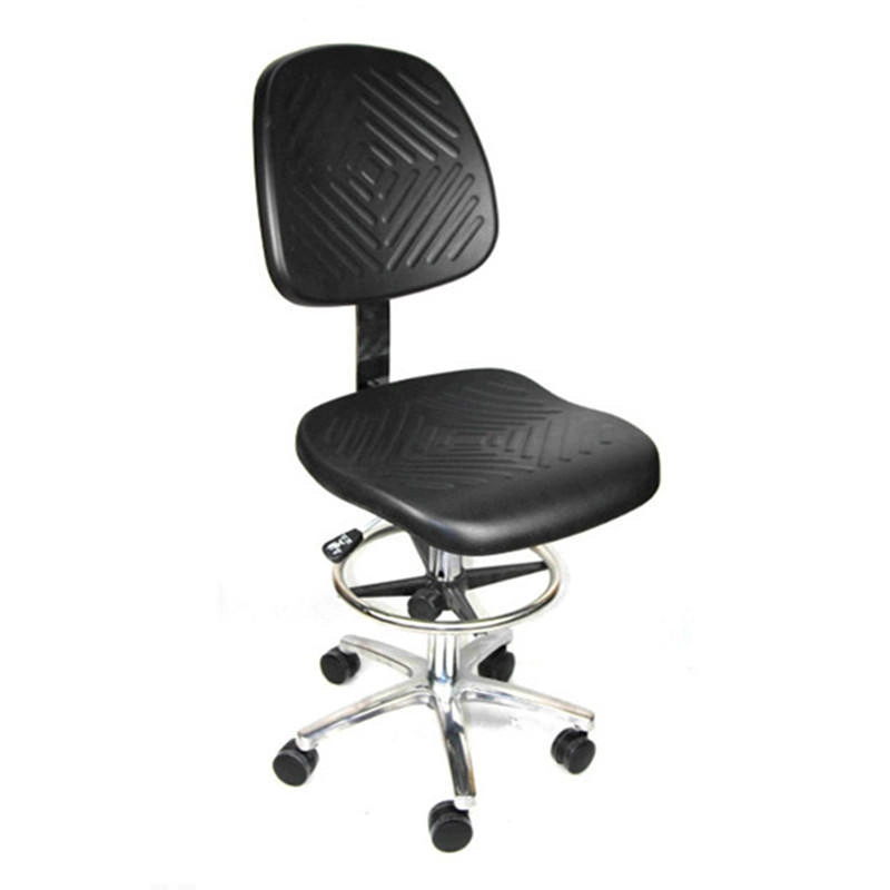 School Science Lab Furniture Laboratory Revolving PU Leather ESD Revolving Office Chair