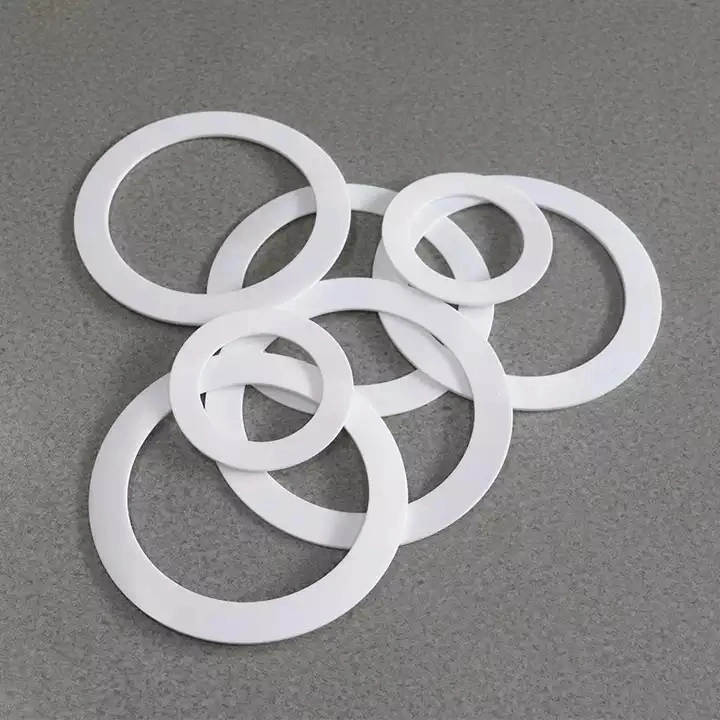 High Quality 100% Virgin PTFE Gasket Custom Plastic PTFE Gasket Sheet