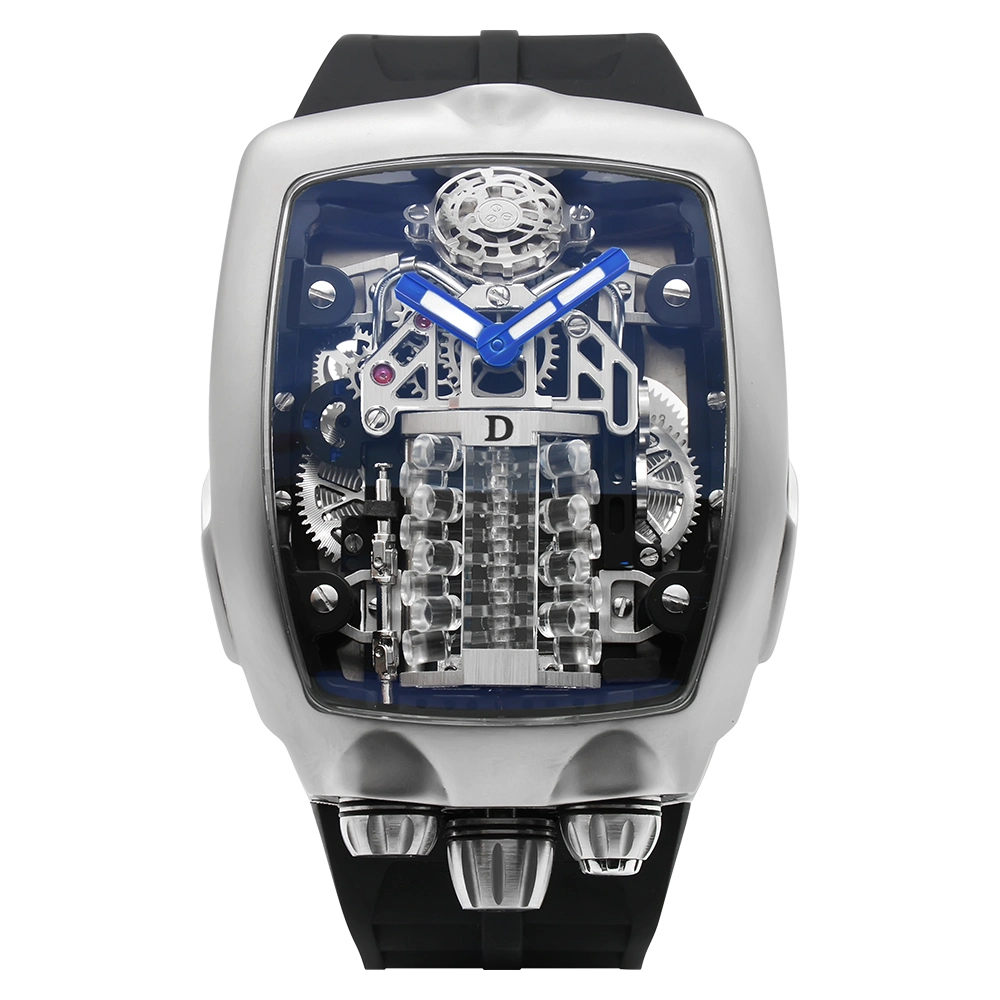 Grossiste Montres Mécaniques Transparentes Hommes de Luxe Bewell Montre Bracelet en Acier Inoxydable Hommes Logo Personnalisé Montres Automatiques Hommes