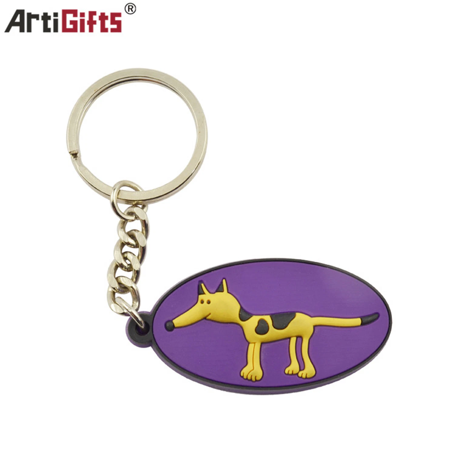 Promotional Wholesale/Supplier Custom Metal Leather PVC Keychain