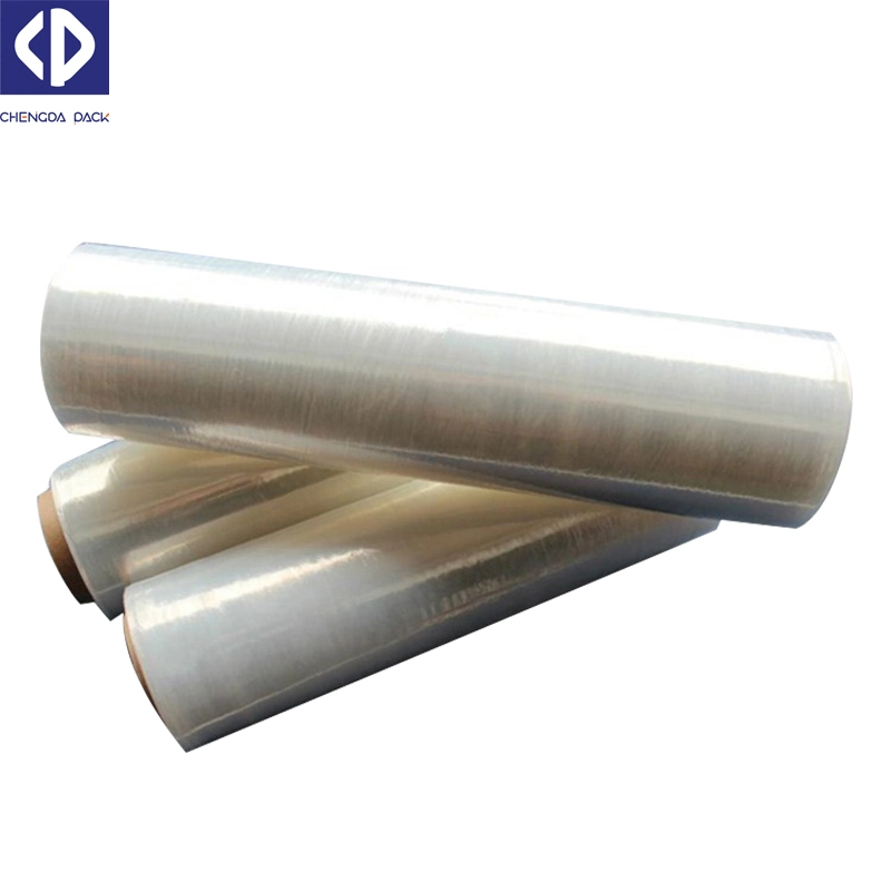 LLDPE Stretch Film Roll Stretchable Environmental Protection Small Household PE Film Wrapping