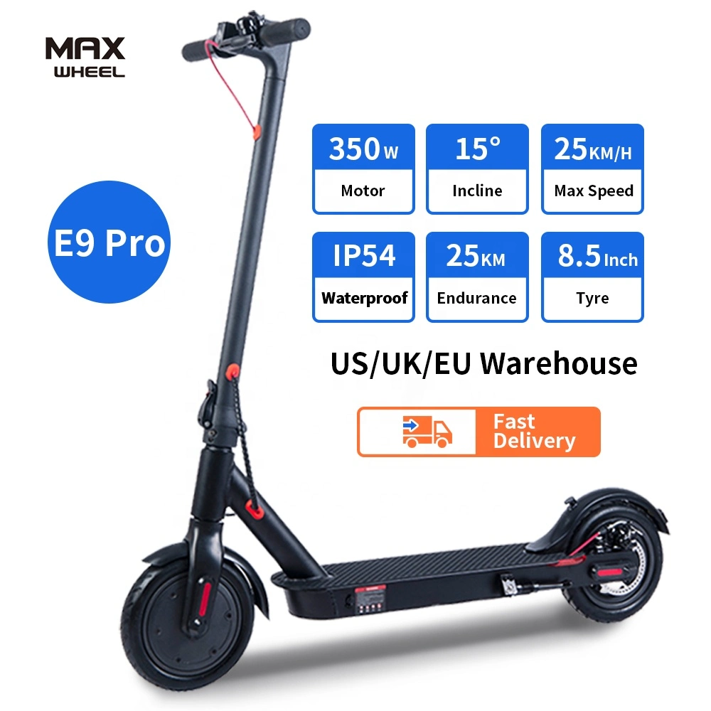 15 Years Factory 8.5inch 7.5A 350W Wheel Adult E Folding Electric Scooter with CE Approval