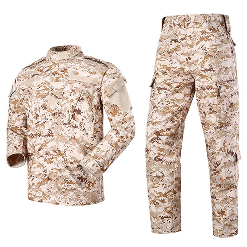 Desert Battle Dress Uniform Combat Defense Force Factory Customized Wholesale/Supplier Digital Tactical Camouflage Hunting Rip-Stop Dbdu Training CS Game Uniform