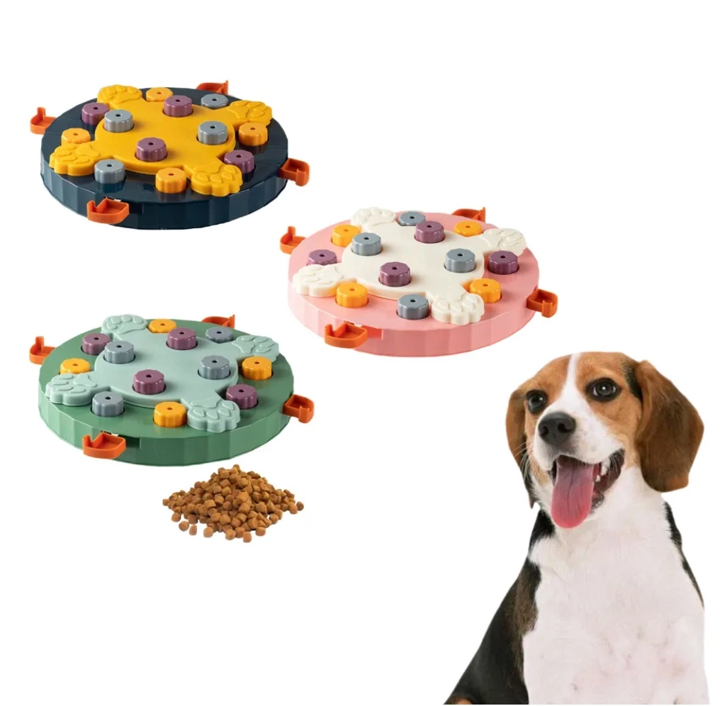 Alimentador de Pet Puzzle juguetes interactivos de formación Iq perro gato dispensador de alimentos