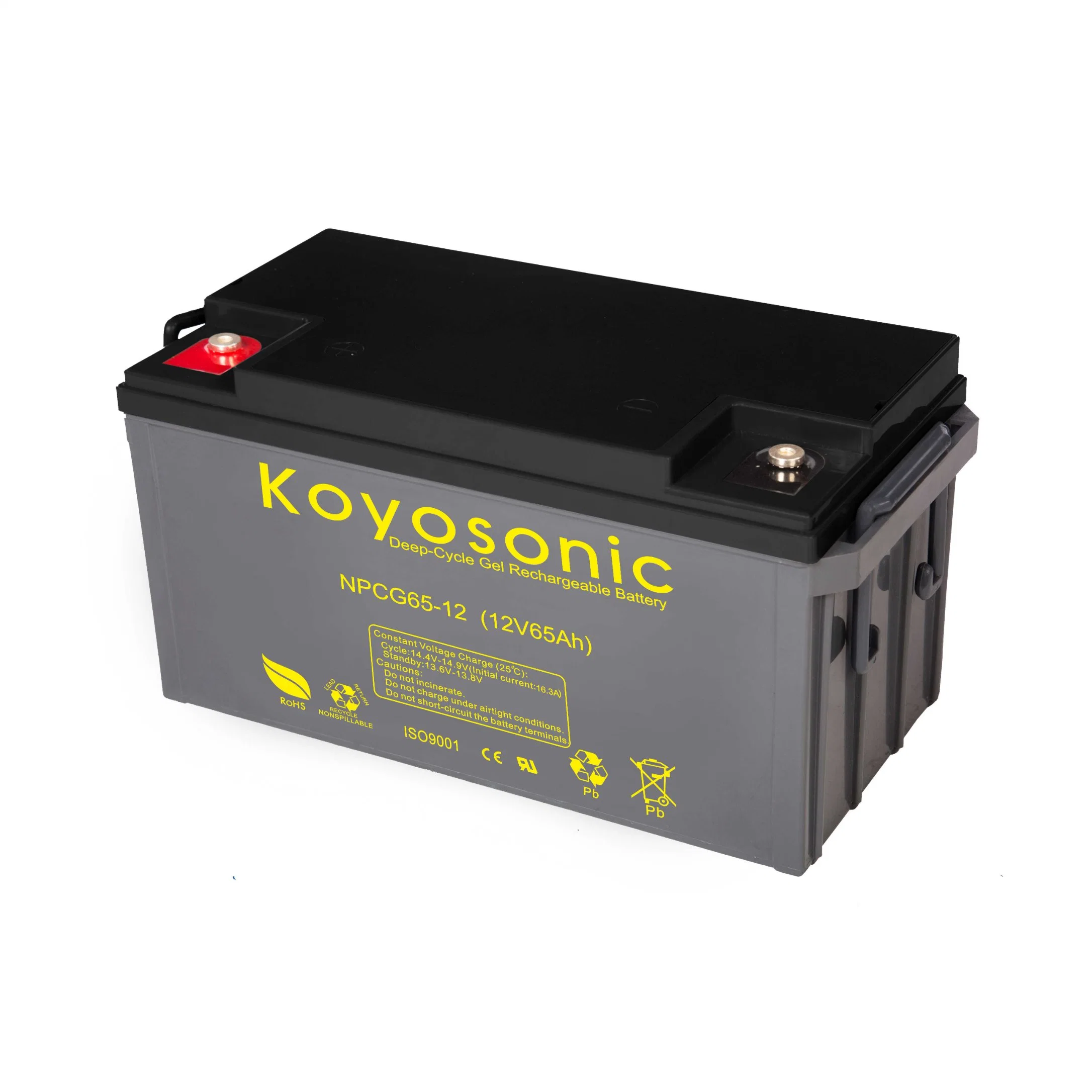 Motive Power AGM Traction Battery 12V 75ah Battery for Electric Vehicles