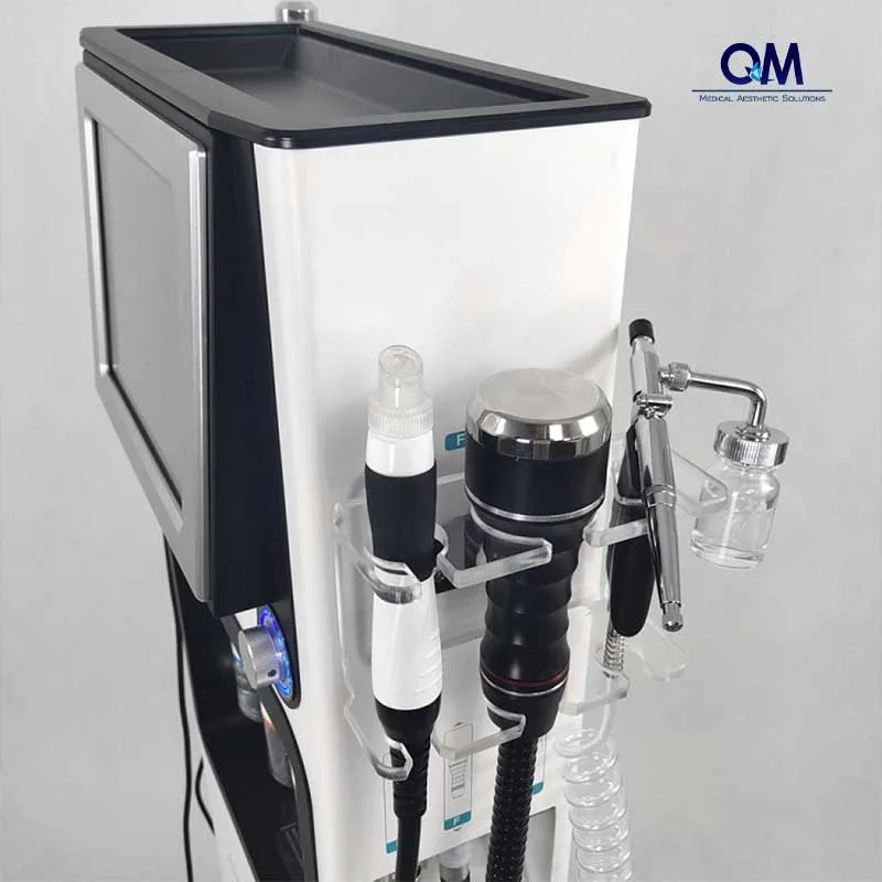 High quality/High cost performance 7 in 1 Facial Dermabrasion Scrubber Skin Tightening Hydroponic Machine