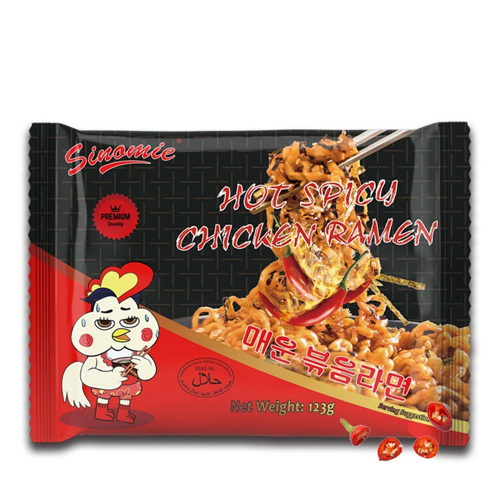 Suministro de fabricación de suplementos de estilo coreano Ramyun Nongshim Kimchi el sabor de la sopa de fideos ramen instantáneo