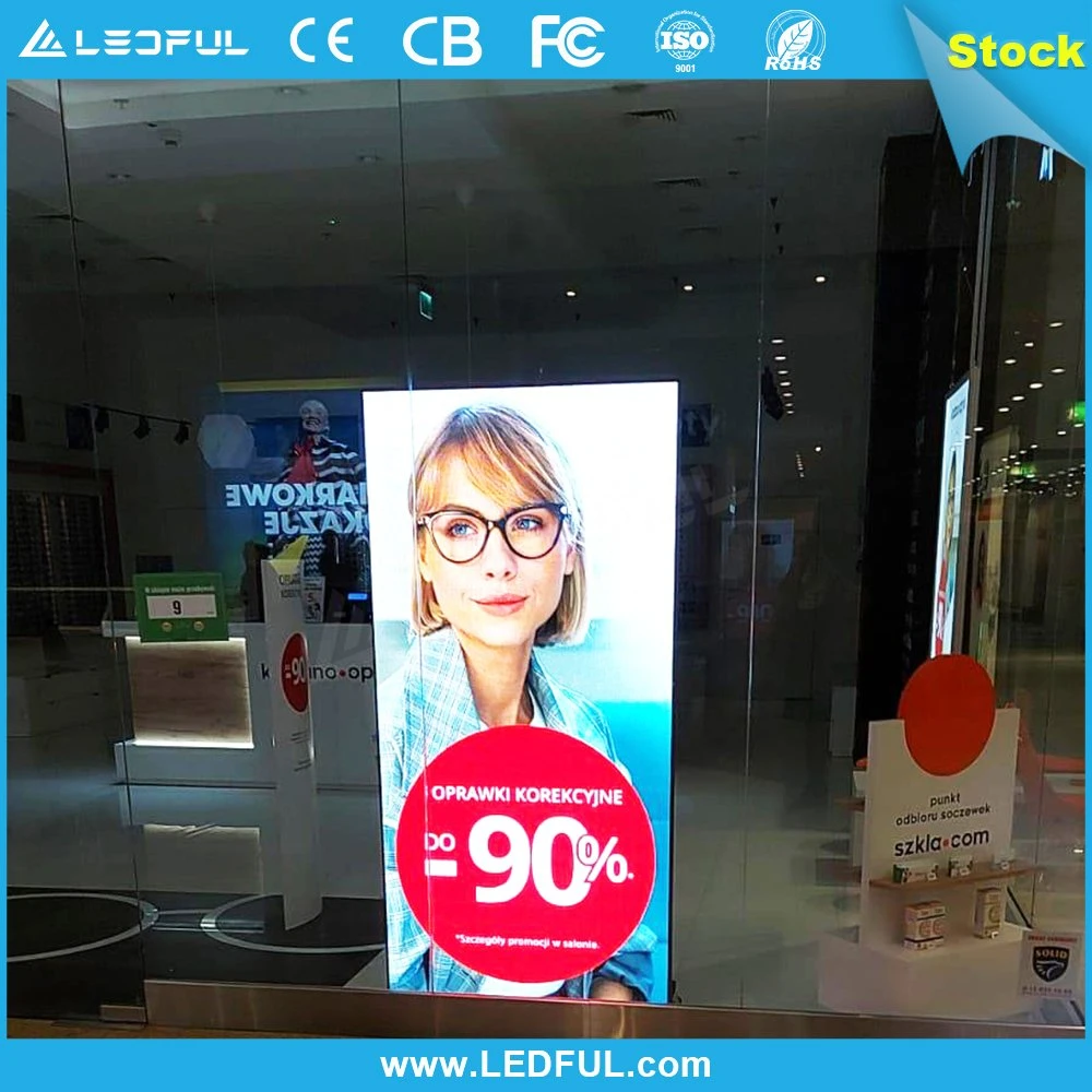 in Stock! Portable Free Standing Moveable P2.5 P2 P1.8 HD Commercial Advertising Full Color Indoor LED Digital Poster Screen Panel Display with Aluminum Frame