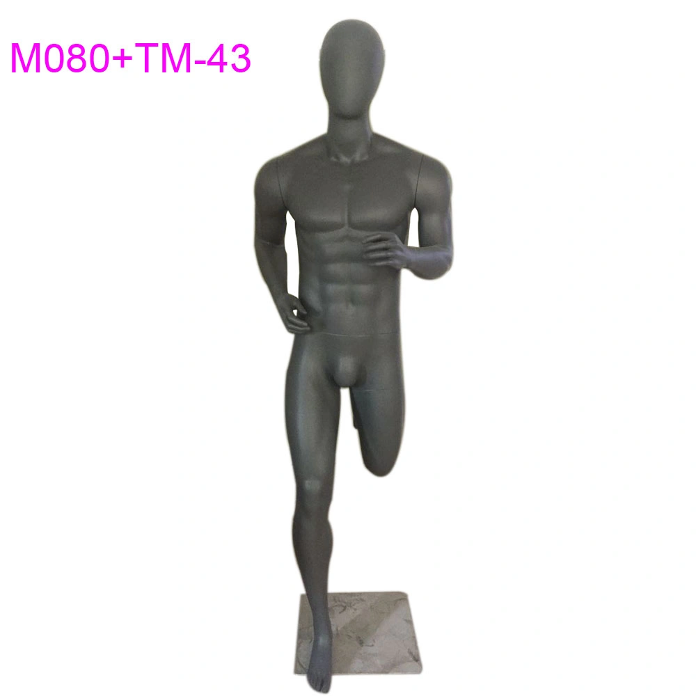 High End Full Body Sports Adult Fiberglass Mannequin Fitness