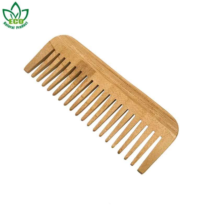 100 Natural Eco Bamboo Hair Comb Wholesale/Supplier Personal Label Wide