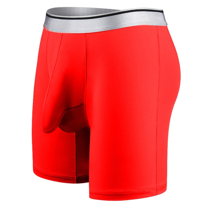 Hommes Sport Ice Silk long plus natation séchage rapide Cool Tight Maillots de bain