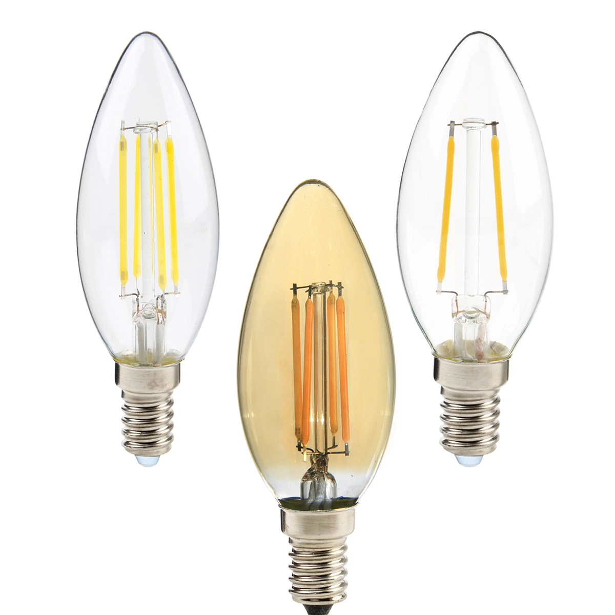 COB Decorative Bulb Customzied Shape LED Filament Bulb Candle 4W