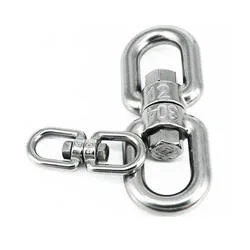 W Polished Stainless Steel Material Hook and D Ring Swivel Split Ring