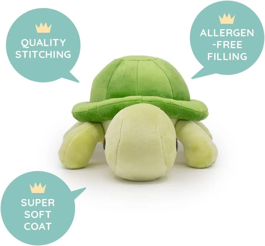 Green Turtle Cute Juguete de peluche de animales - adorable suave Setas y regalos de juguete de tortuga