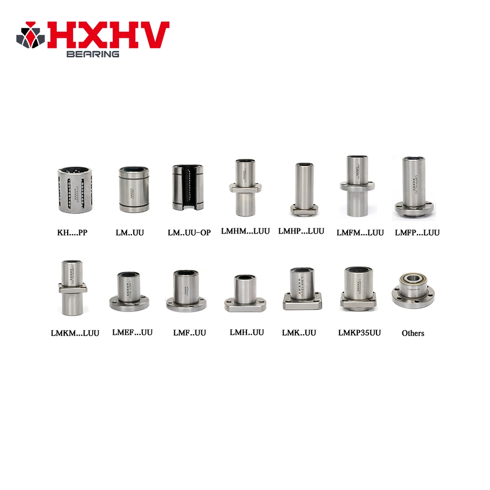 New arrival HXVH lm6uu lm8uu lm10uu lm12uu lm16uu lm20uu lm25uu lm30uu lm12luu 12mm cheap slide motion guiding system ball bushings bush sleeve linear bearing