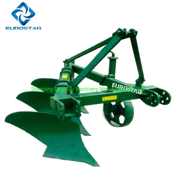 Working Width 400mm 1L-220 Furrow Plough for 15-20HP Tractor Disc Plough Heavy Duty Paddy Filed Farm Agricultural Machinery Share Plow Hydraulic Flip Plow