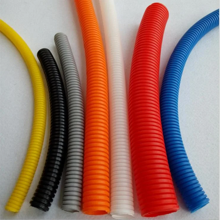 Plastic Corrugated Hose Wire Protection Electrical Cable Sleeve