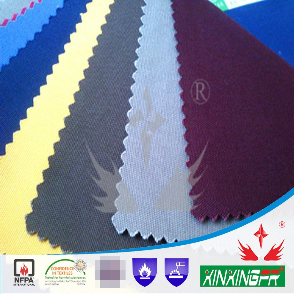 300GSM 100 Cotton Knitting Knit Rib Flame Retardant Resistance Fr Fabric