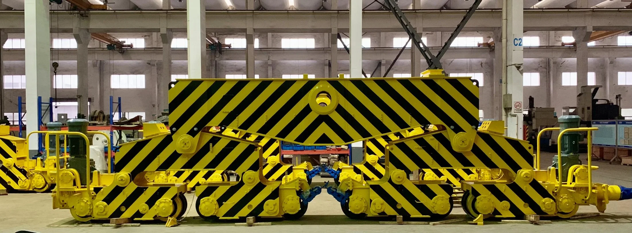 Conjunto de roda de aço para rodas de aço, parte de máquinas de peças sobresselentes articuladas Para máquinas portuárias, mecanismos de deslocação, peças