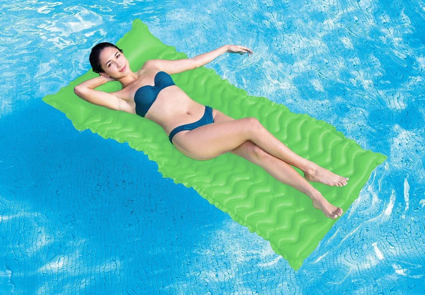 Hot Sale Environmentally Friendly PVC Inflatable Single Person Water Wave Floating