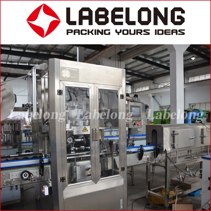 Automatic Line Roll-Fed Hot Melt Glue OPP BOPP Labeling Machine