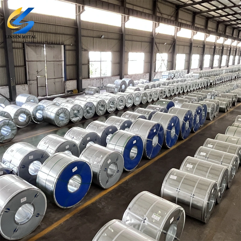 G90 ASTM A924 A653 Hot Dipped Zinc Coated 0.12mm/0.2mm/0.3mm/0.4mm/0.5mm/0.6mm/0.7mm Third Party Inspection Available Galvanized Steel Coil with Certificate