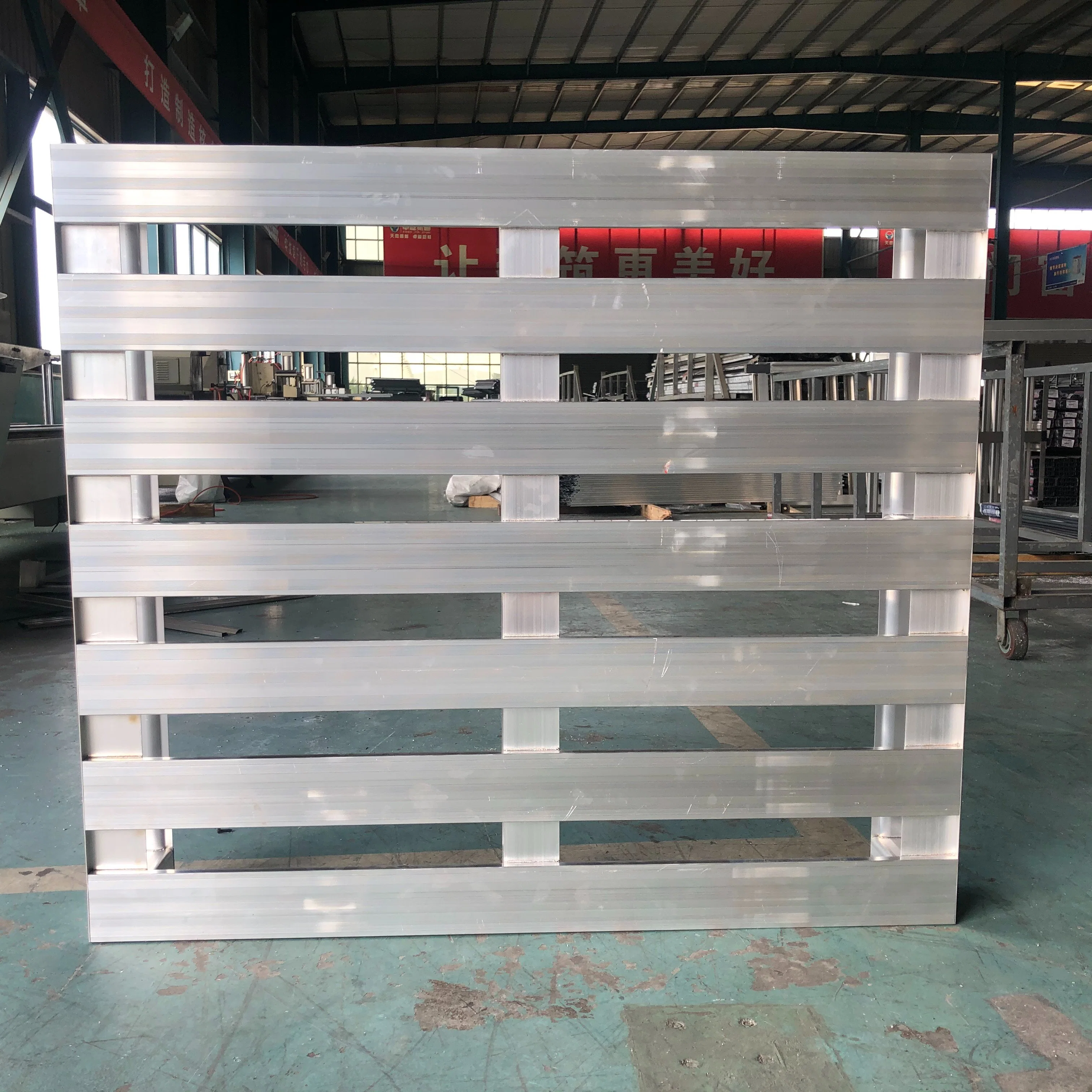 Anti-Static of High-Temperature Resistant Warehouse Handling Turnover Aluminum Pallet Transportation Loading Pallet
