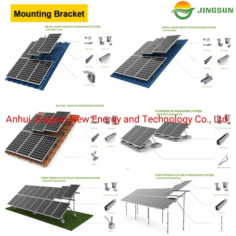 Jingsun 50kw a 60kw a 60kVA en la red eléctrica La Energía Solar Energy System Home