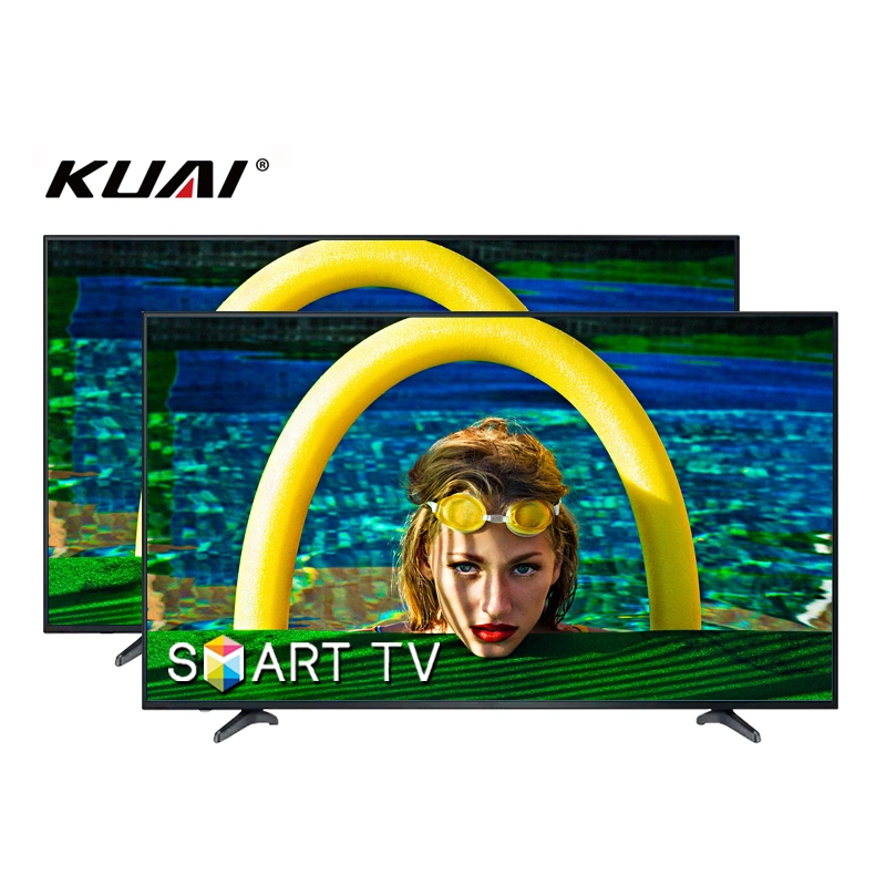 Más barato Precio de fábrica LED TV OEM 24 a 100 pulgadas TV de pantalla plana Android 9 Smart TV 2K FHD 4K Televisor LCD LED UHD X96 Mini Smart TV Box