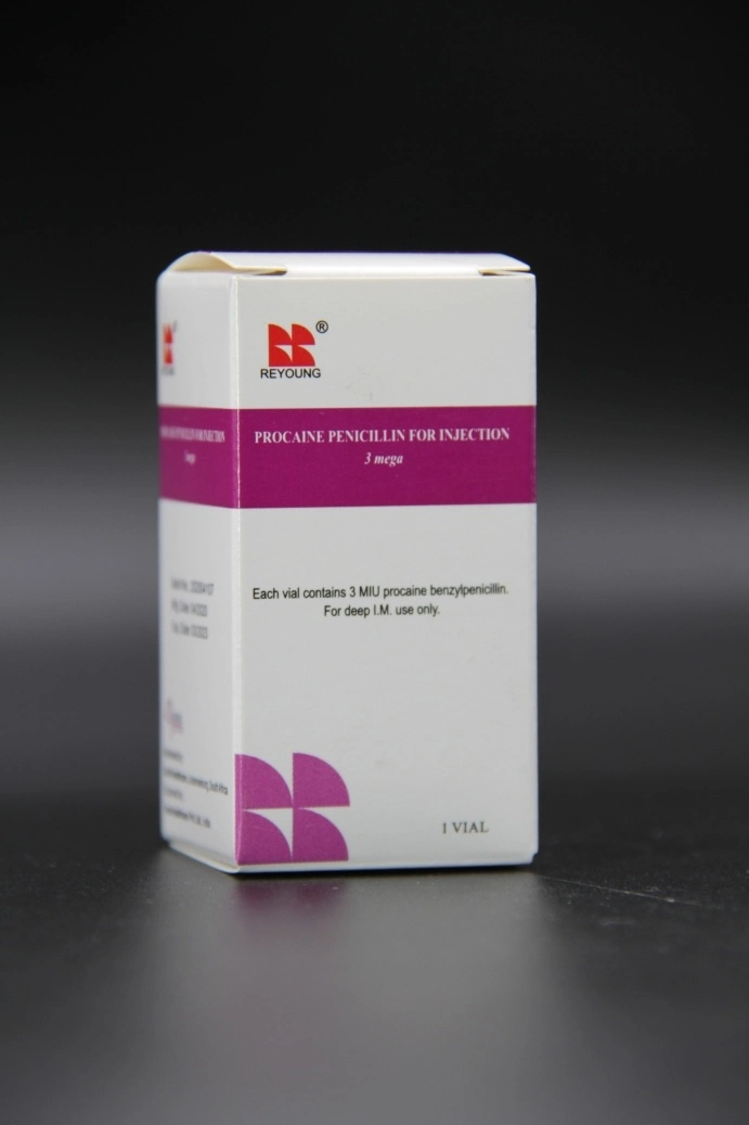 GMP Certified Antibiotics/Fortified Procaine Penicillin Sodium for Injection/0.4mega; 0.8mega; 1.0mega; 1.2mega; 2.0mega; 3.0mega;