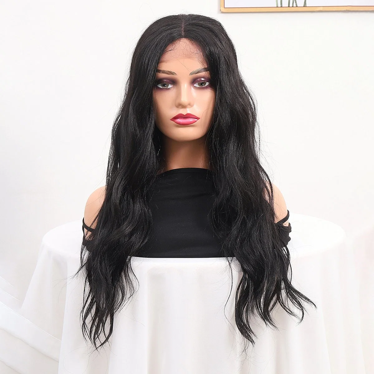 New Arrival Transparent Lace Human Hair Wigs Lace Black Color Curly Hair 360 Lace Wigs Vendor