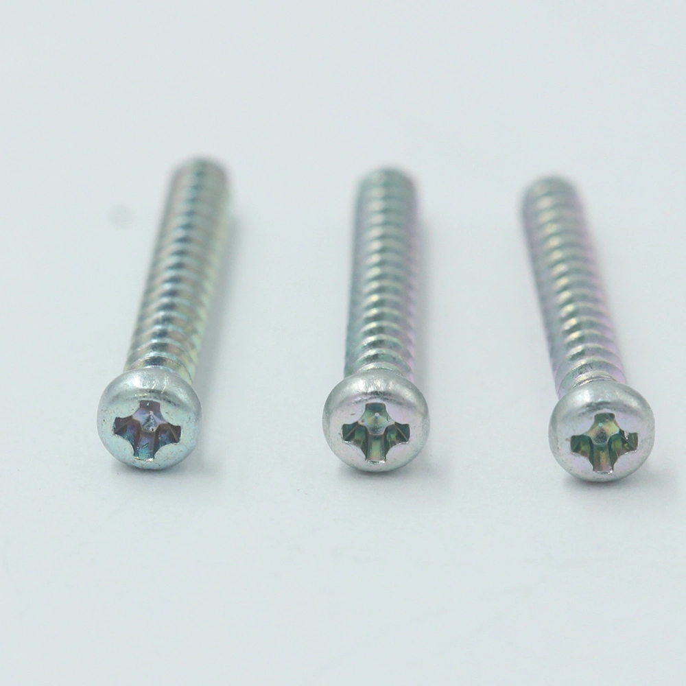 Pan Phillips Head Self Tapping Screw Color Zinc Plated Cross Recessed Screws