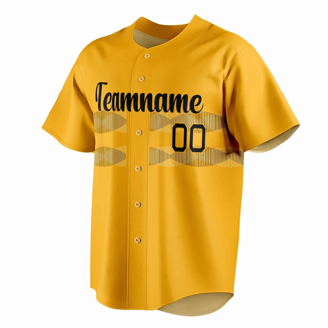 Freies Design Mode Stickerei Baseball Uniformen Hemd Custom Günstige Gestreift Kinder Herren Baseball Trikot