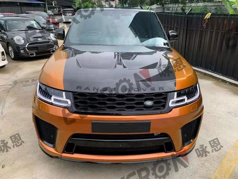 Capó del motor de fibra de carbono para Land Range Rover Sport SVR 2014-2022