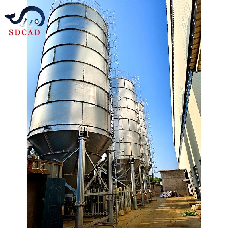 Sdcad Special Customization 50-2000 Ton Storage Tank Bolted Fly Ash Cement Silo