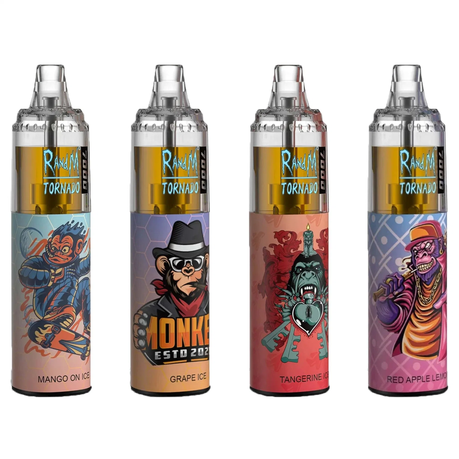 China Hot Selling 100% Original R and M Randm Tornado 7000 Airflow Control Disposable/Chargeable Vape Pod Wholesale/Supplier 7000 Puffs with 14ml Ejuice