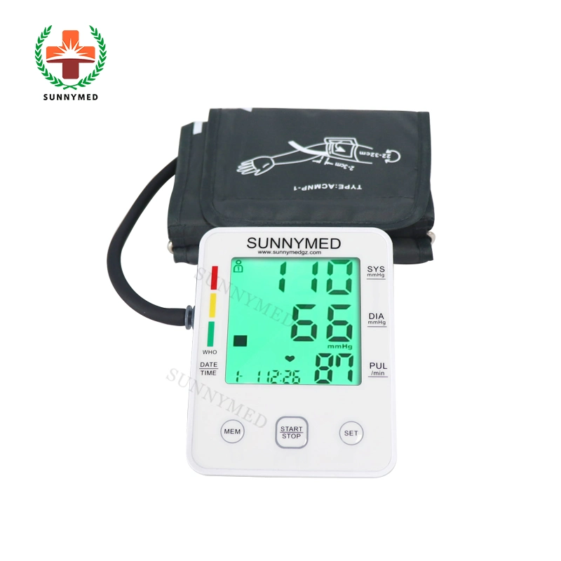 Sy-G084-5 Medical Gran pantalla LCD Antebrazo Tensiómetro