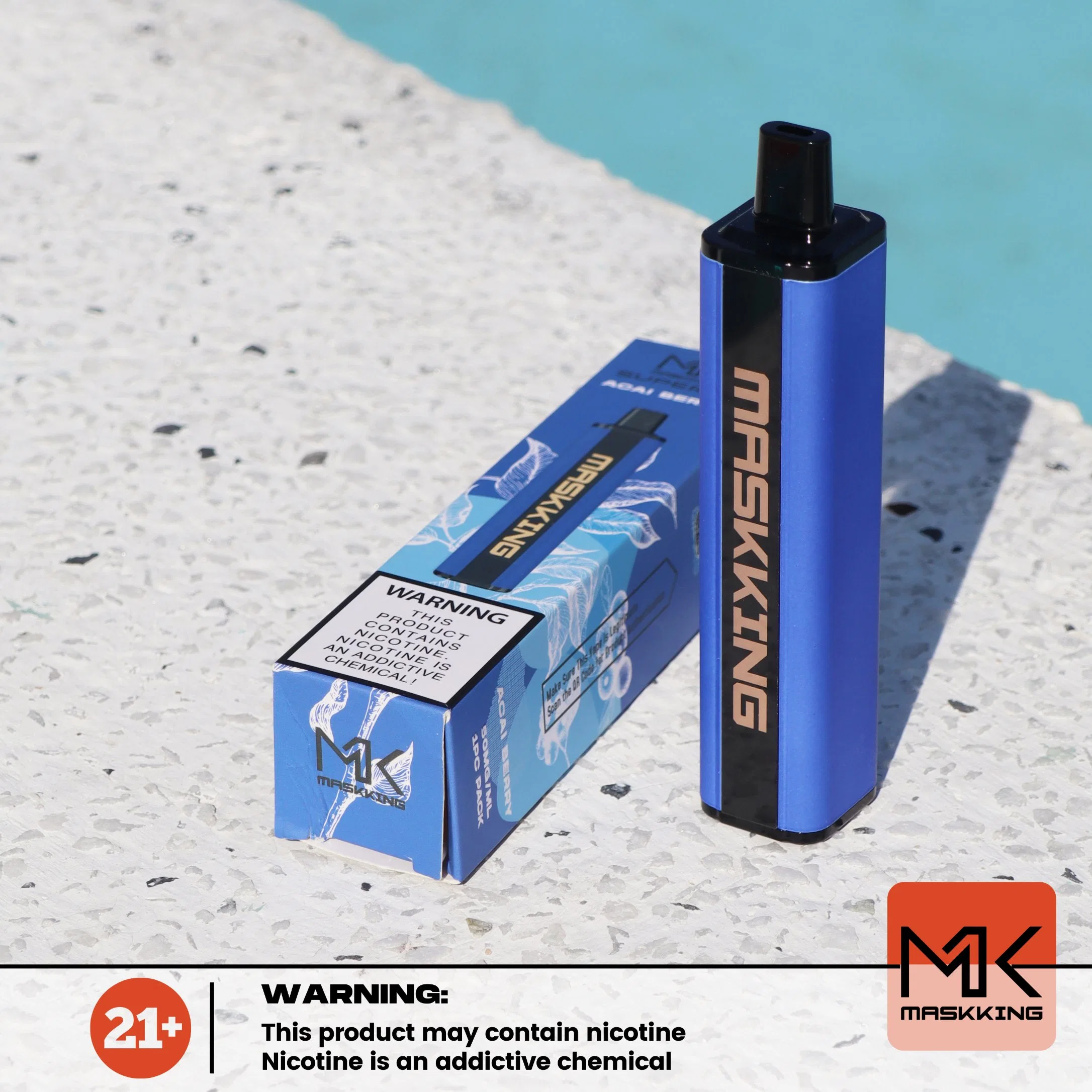 Official Supplier Maskking Super Cc 2500 Puffs Disposable Vape 16 Flavor Electronic Cigarette