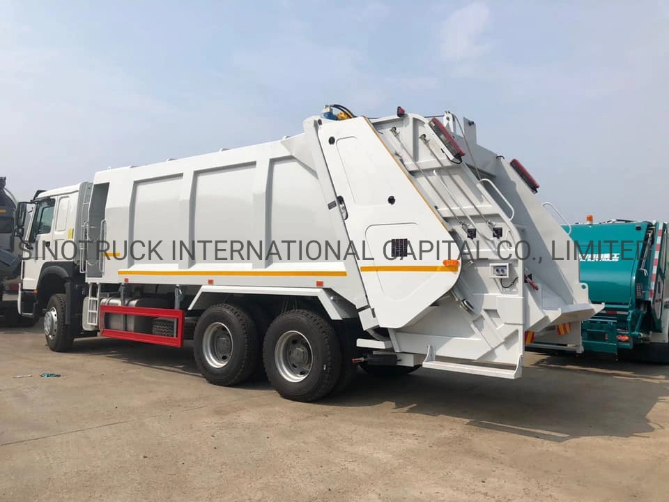 HOWO 6X4 Compression Garbage Truck 15cbm 25cbm