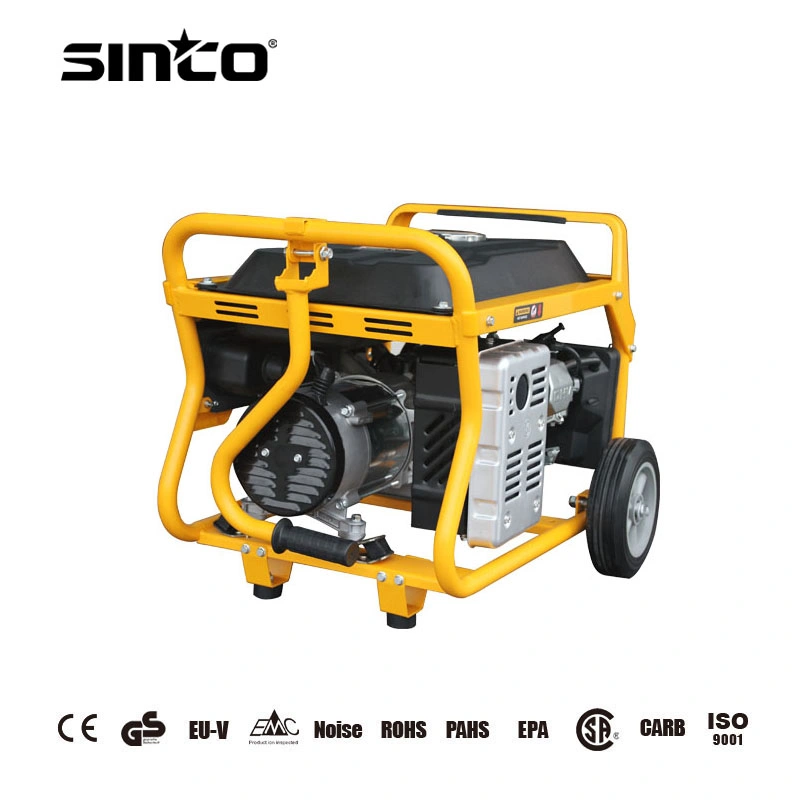 Electric Single Cylinder Single Phase Gas Generator 5000 Watt