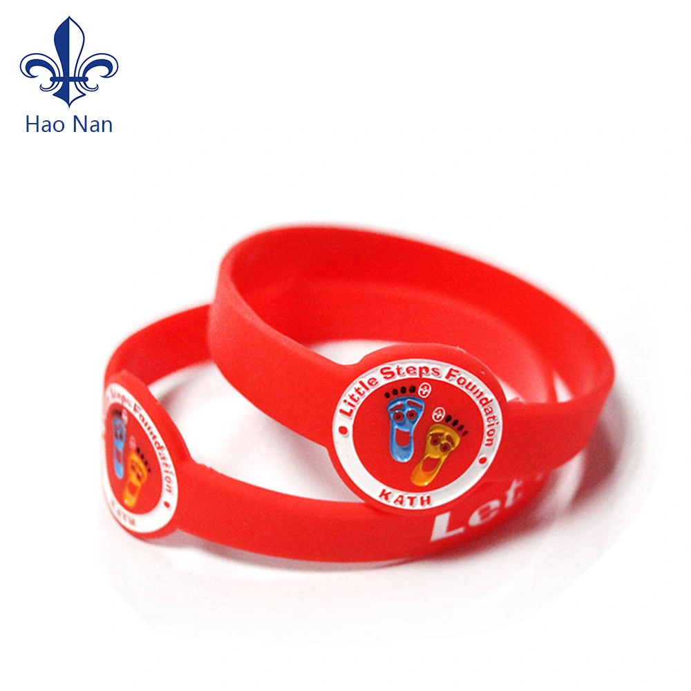 Promotional Gifts Custom Debossde Silicone Rubber Wristbands