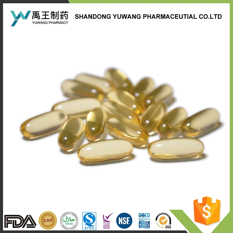 GMP Certified Refined Fish Oil Softgel, Natural Capsules