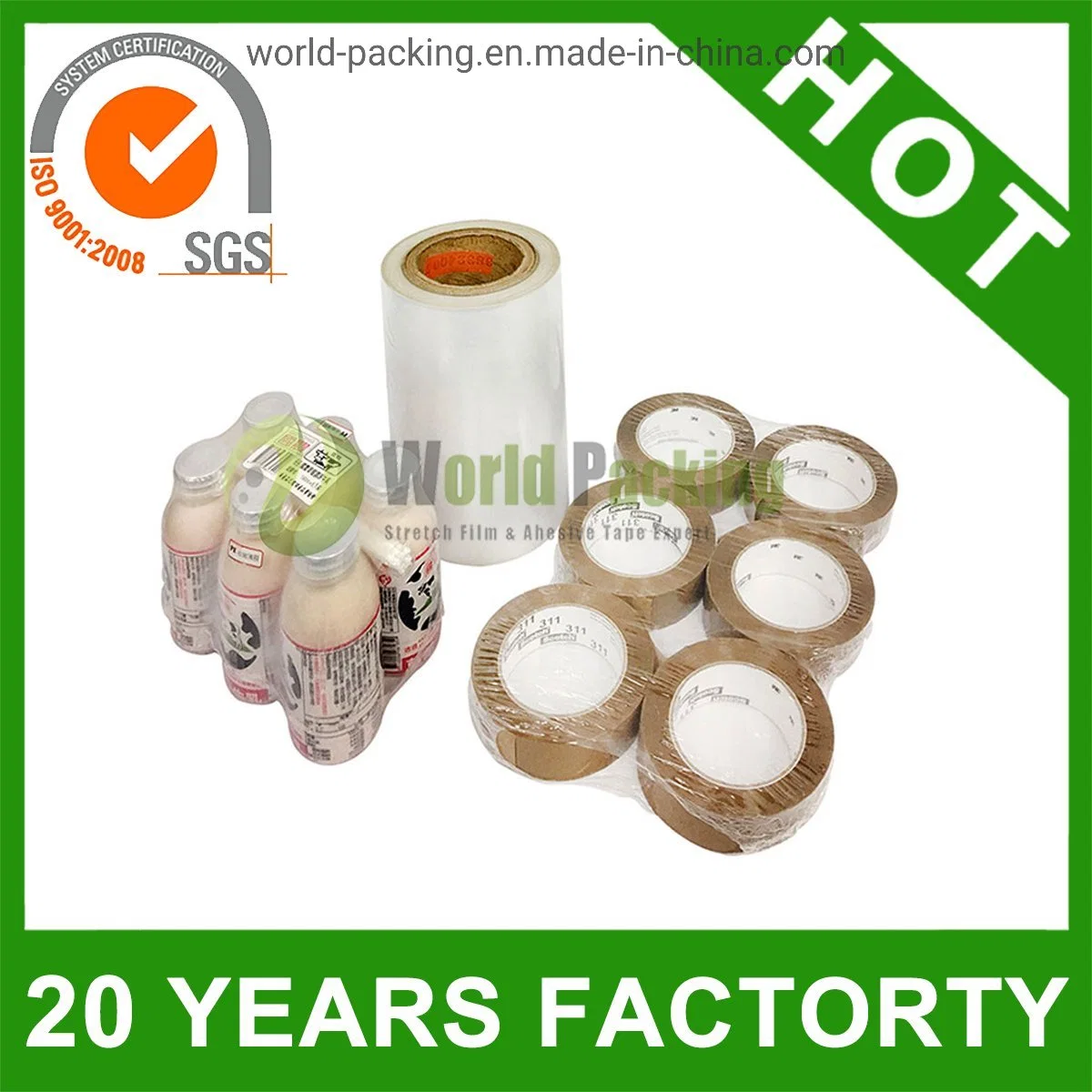 Semi-Automatic Center Fold Shrink Pack Film