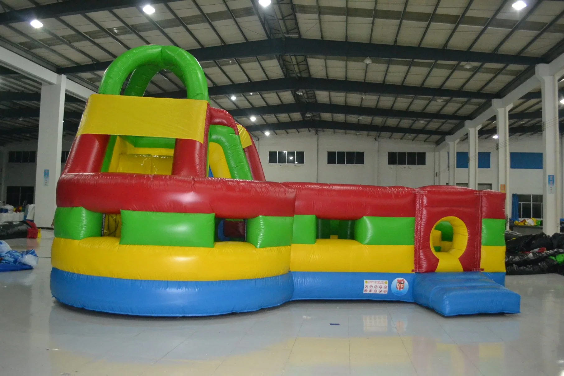 Inflatable Rainbow Obstacle Course (aq1451-2)