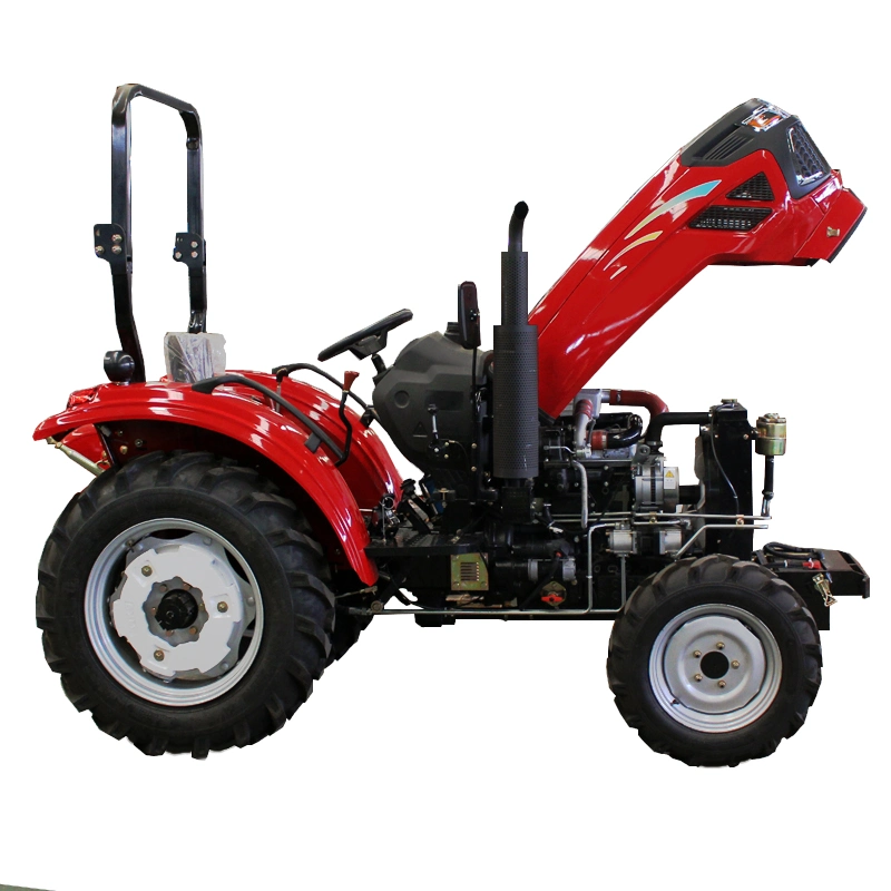 Джерри 60HP 70 л.с. Садовый колесный трактор для сельскохозяйственных тракторов 80HP Тракторы
